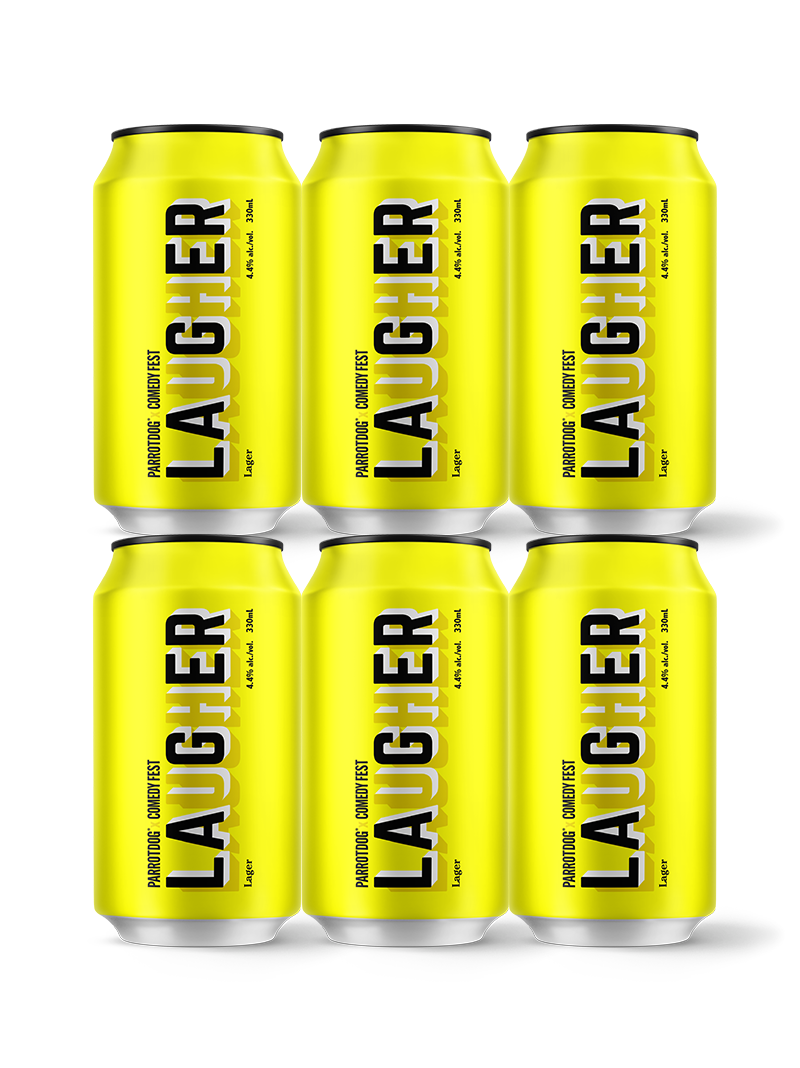 Parrotdog x Comedy Festival | Laugher Lager | 6 x 330mL