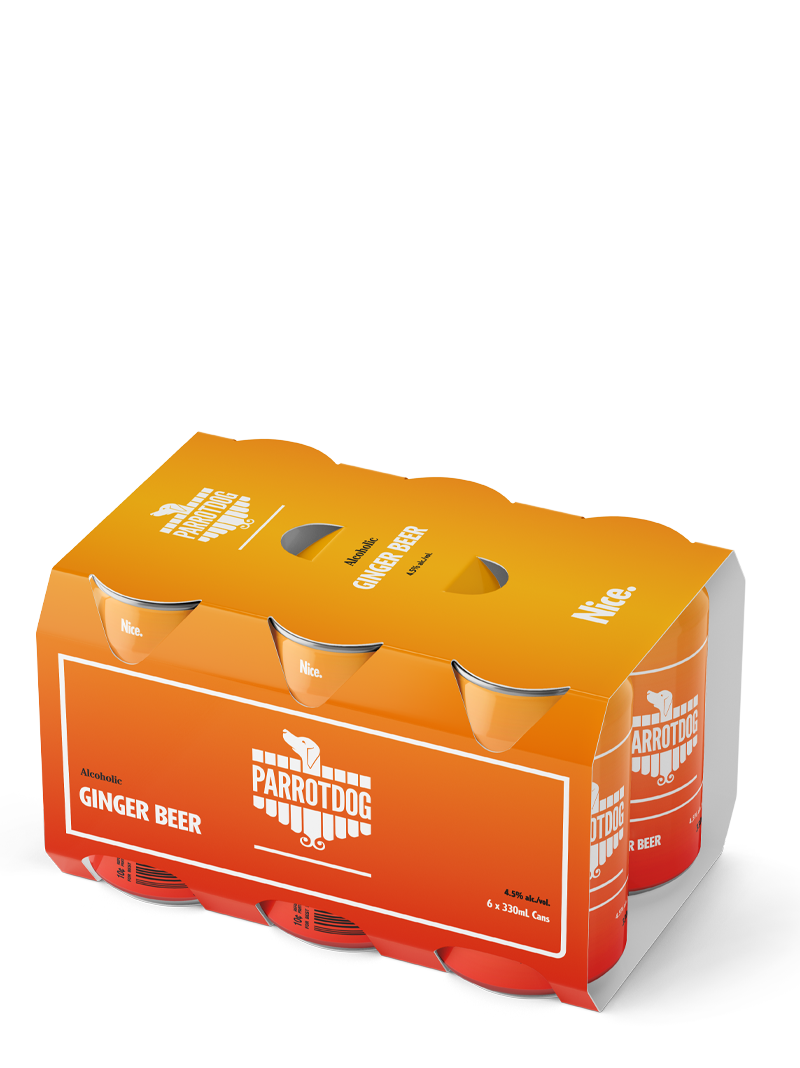 Parrotdog Alcoholic Ginger Beer x 6 330ml Cans
