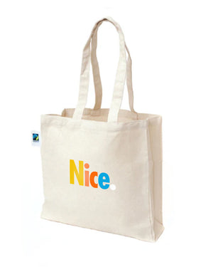 NICE. Tote Bag  | Birdseye