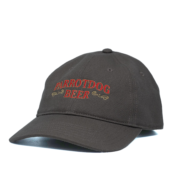 Mirror Decal Embroidered Cap - Brown