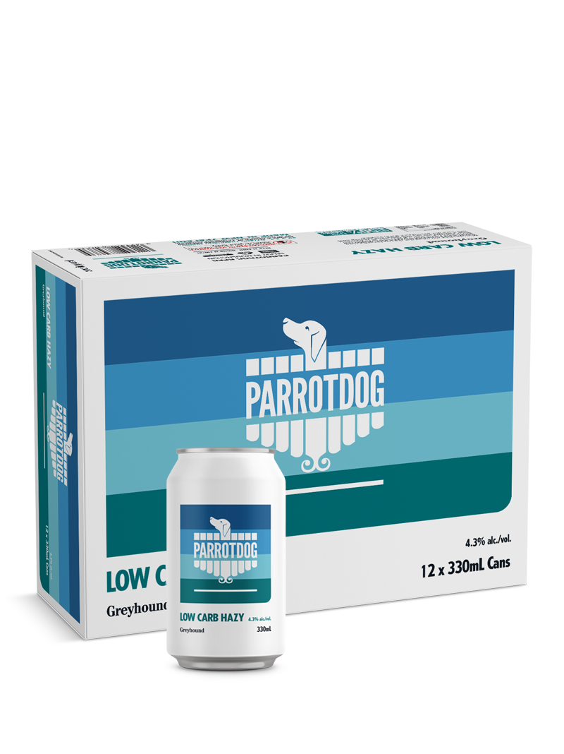 Parrotdog Greyhound Low Carb Hazy 12 x 330mL