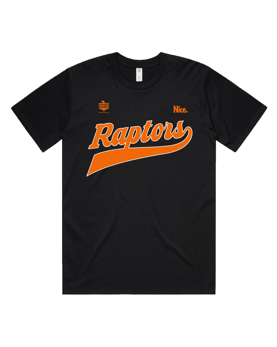 Parrotdog Raptors Team T-Shirt | Black