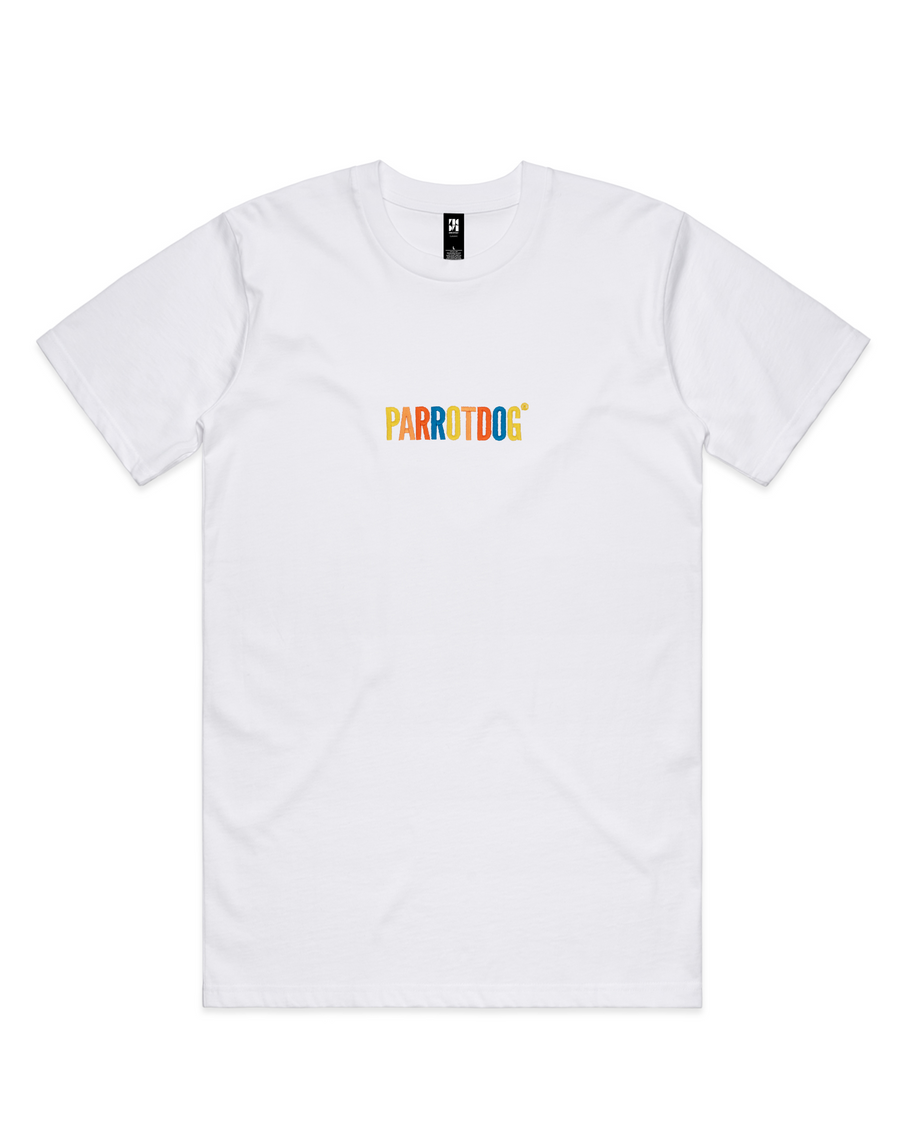 Embroidered Wordmark T-shirt | Birdseye