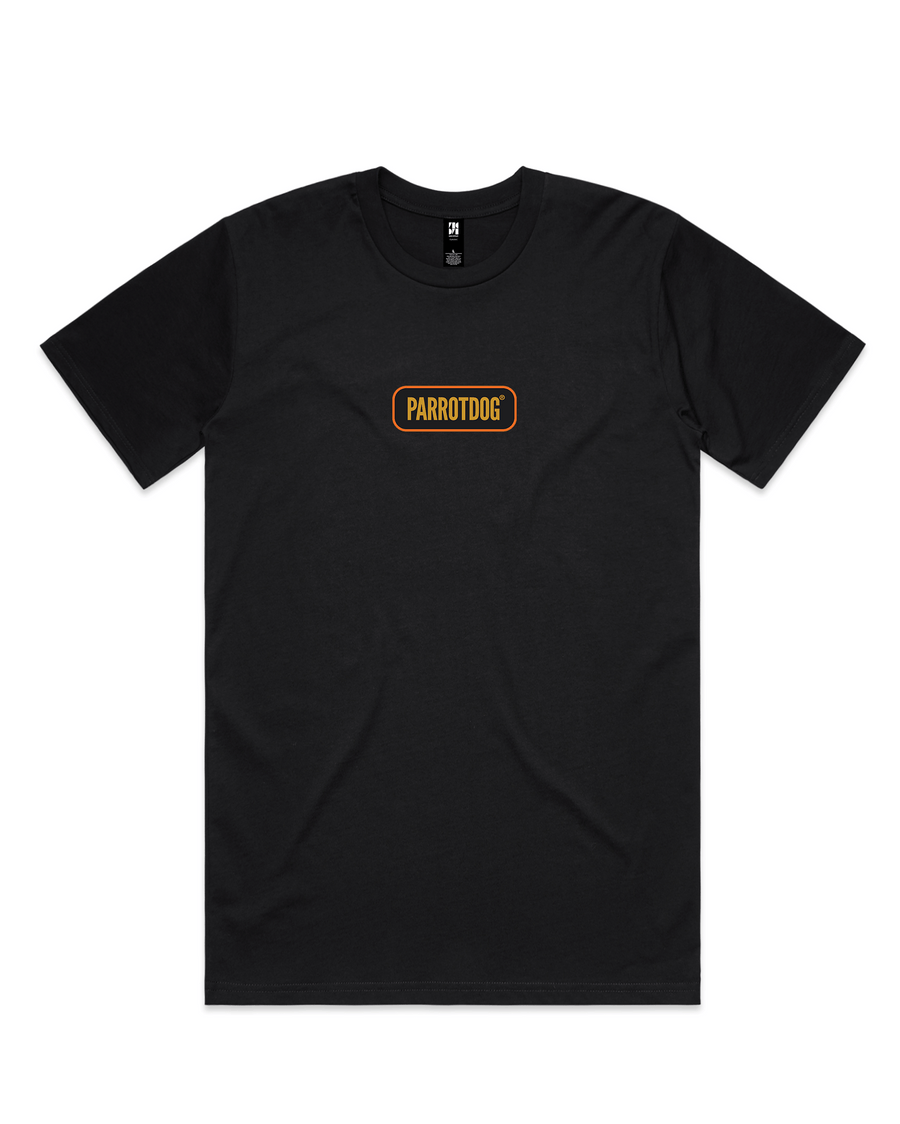 Small Print Wordmark T-shirt | Black