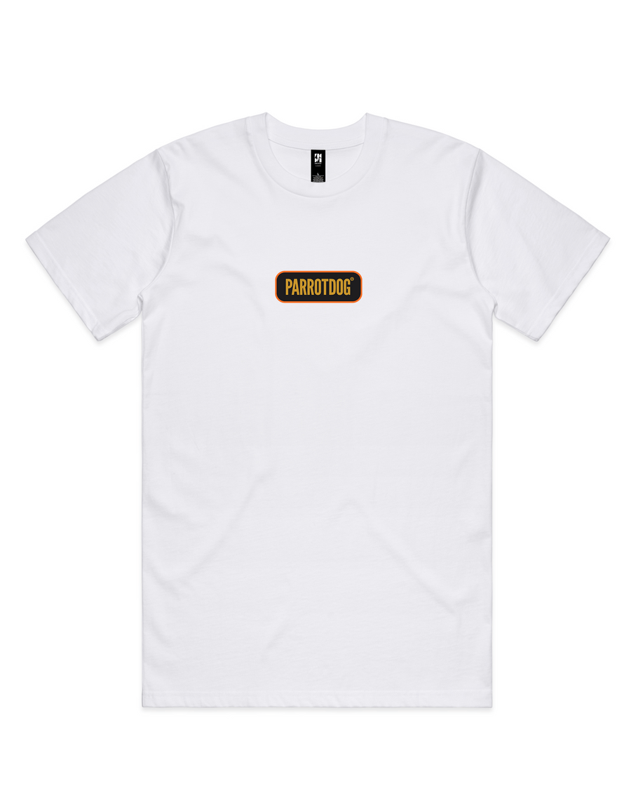 Small Print Wordmark T-shirt | White
