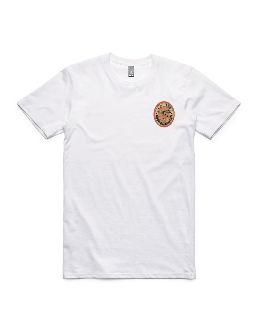 L.B. Beer T-Shirt | White